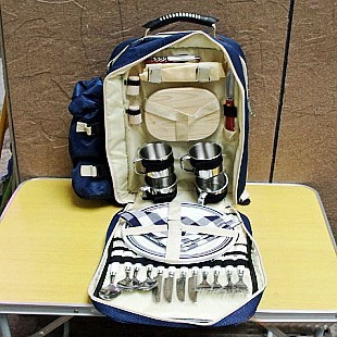 屋外のピクニックバッグ4名、 オックスフォードのピクニックバッグ( bbq015)-ピクニックバッグ問屋・仕入れ・卸・卸売り