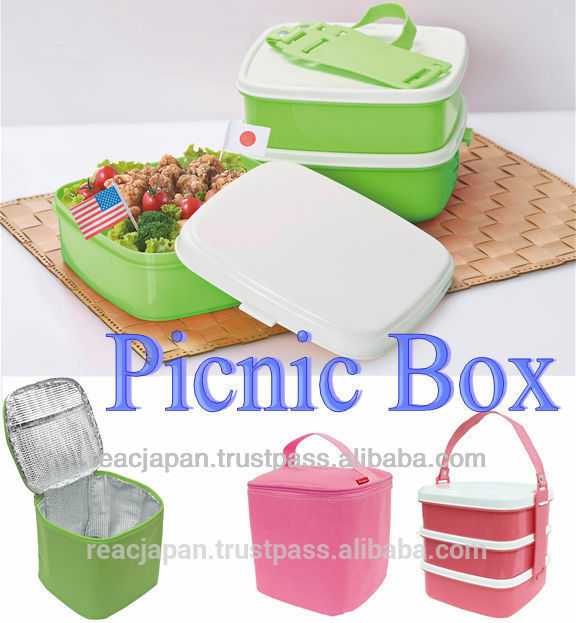 日本のお弁当ランチボックスプラスチック製のピクニックランチおしゃれなデザインでクールバッグ-ピクニックバッグ問屋・仕入れ・卸・卸売り