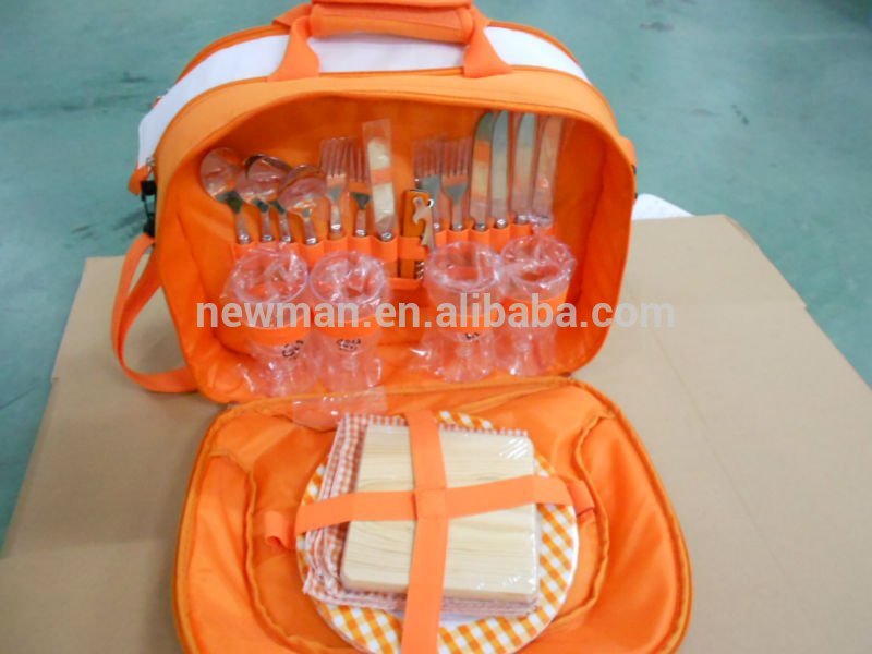 Fashion Insulated Picnic Set for 4-person-ピクニックバッグ問屋・仕入れ・卸・卸売り