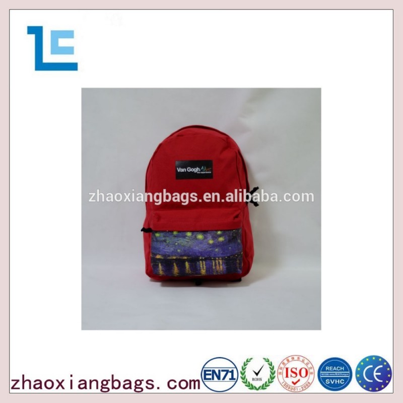新しいデザイン赤zhaoxiangカスタム綿女子用スクールバッグ-ダッフルバッグ問屋・仕入れ・卸・卸売り