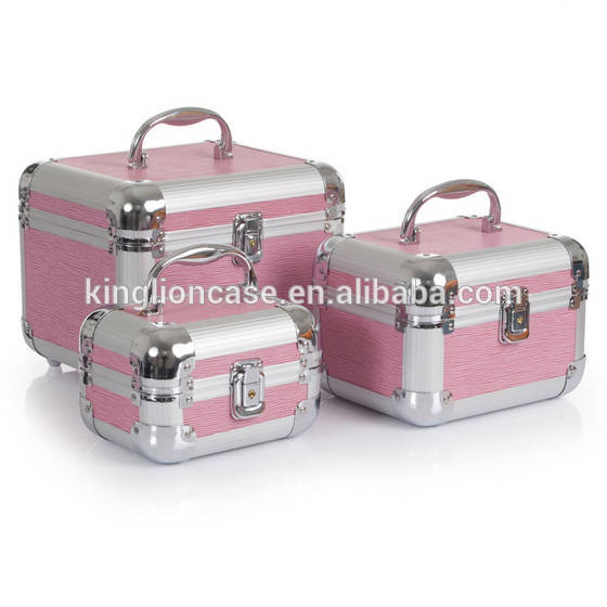 小さな女の子の家メイクボックスkl-mc343ピンクの美しさのケース-その他バッグ類問屋・仕入れ・卸・卸売り