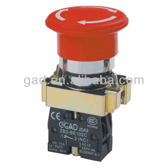 Gb2-bs542cngad40mmgb2赤い非常停止ボタンスイッチシリーズ-押しボタンスイッチ問屋・仕入れ・卸・卸売り