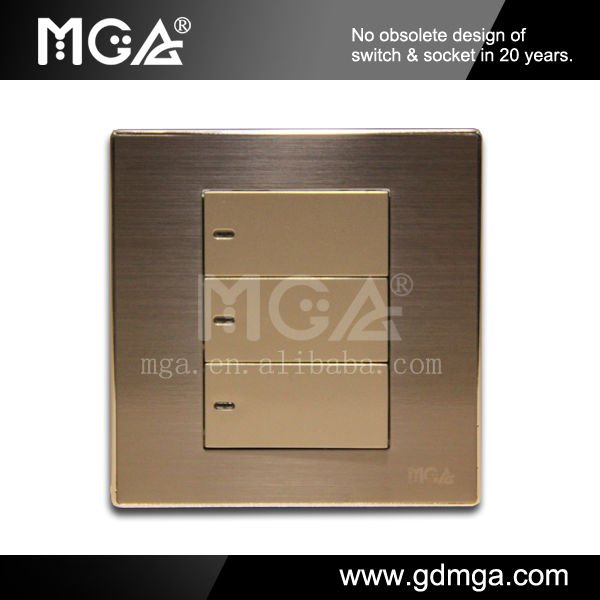 Mgaq7lシリーズq-k03a3ギャングの光タッチスイッチ-壁スイッチ問屋・仕入れ・卸・卸売り