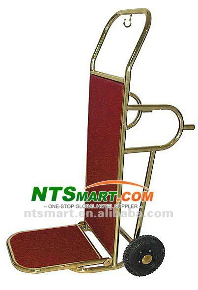 良い品質金メッキされたチタンホテルの荷物のトロリー-キャリーバッグ問屋・仕入れ・卸・卸売り