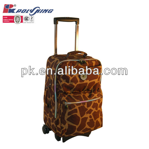 古典的なカラフルな旅行トロリー荷物袋( pk- 10015)-キャリーバッグ問屋・仕入れ・卸・卸売り