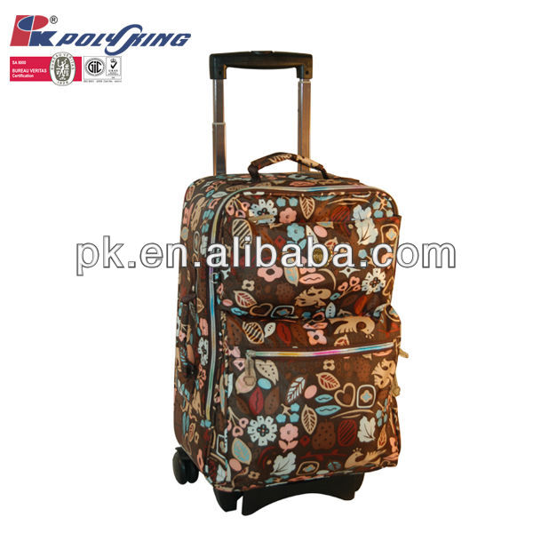 古典的な旅行トロリー荷物袋( pk- 10016)-キャリーバッグ問屋・仕入れ・卸・卸売り