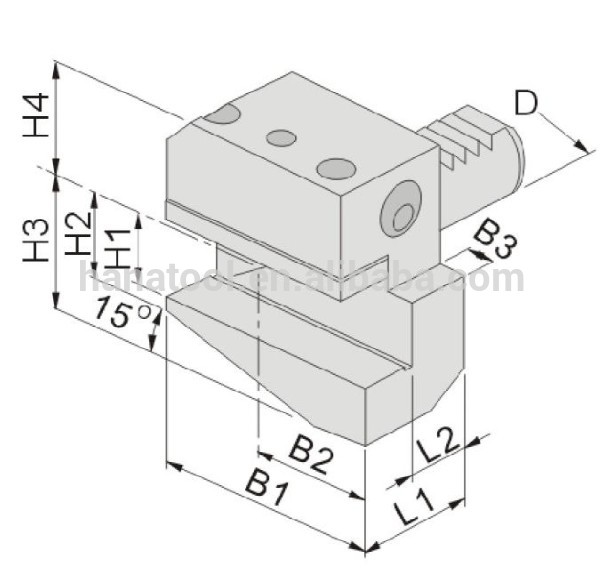 Vdib1-40-25heiner半径ツールホルダー-ツールホルダー問屋・仕入れ・卸・卸売り