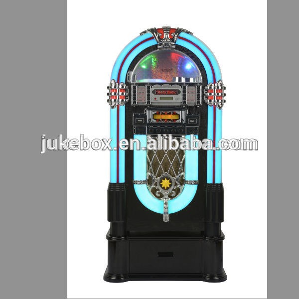 レトロ家具のホームエンターテイメント木製ジュークボックススピーカーでcd/mp3プレーヤー/ブルートゥース用リビングルーム-家のCDプレーヤー問屋・仕入れ・卸・卸売り