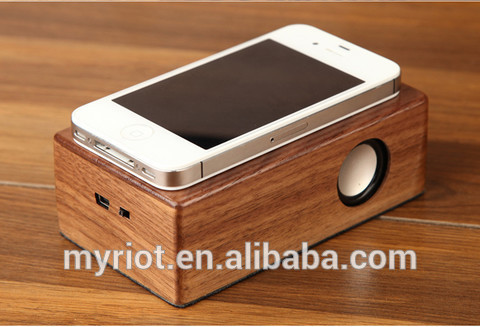 ミニポータブルbluetooth誘導電話木製スピーカー用旅行-スピーカー問屋・仕入れ・卸・卸売り