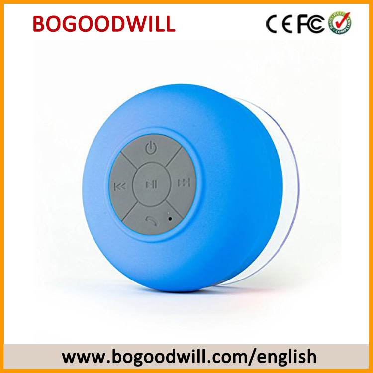 Bogoodwill防水のbluetoothシャワースピーカー、ミニbluetoothシャワースピーカー、ハンズフリーワイヤレススピーカー吸引カップ-スピーカー問屋・仕入れ・卸・卸売り