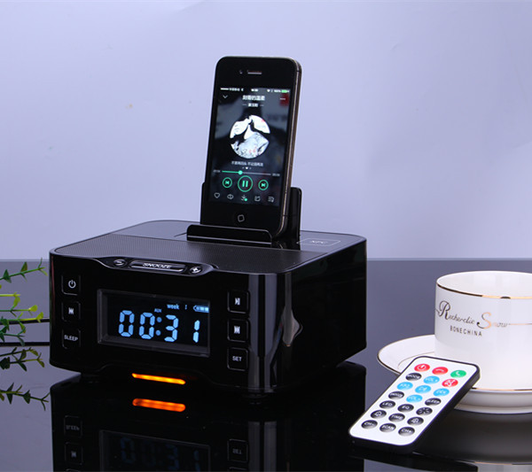 ホテルスピーカードッキングステーションのbluetoothfmラジオ目覚まし時計-スピーカー問屋・仕入れ・卸・卸売り