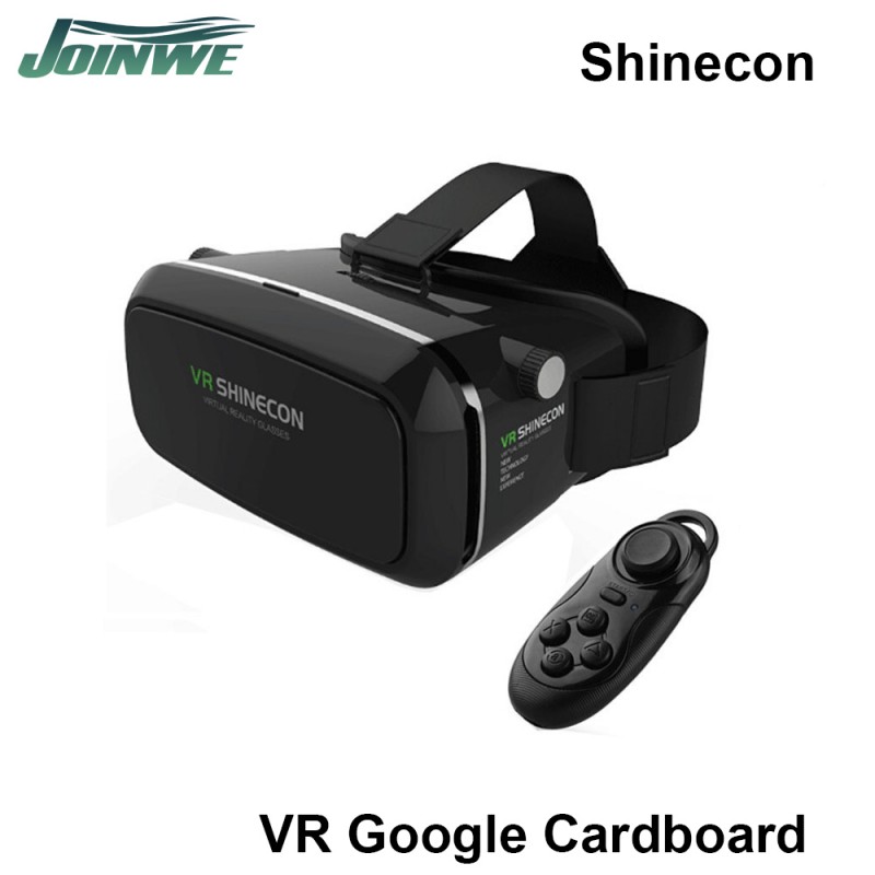 Joinwe vr shinecon黒3d vr メガネ headmout仮想現実メガネ google段ボール用3d ゲーム/映画-問屋・仕入れ・卸・卸売り