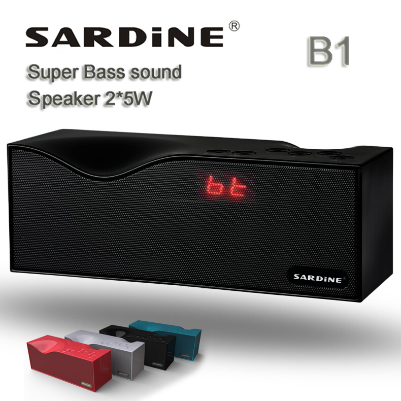 2016ポータブルbluetoothスピーカー、 ミニサウンドバー用携帯電話イワシb1-スピーカー問屋・仕入れ・卸・卸売り