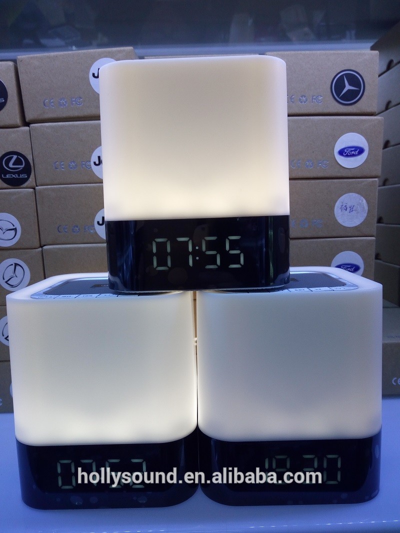 新しいモデルledランプのbluetoothスピーカーで警報ミニワイヤレススピーカーdy28-スピーカー問屋・仕入れ・卸・卸売り