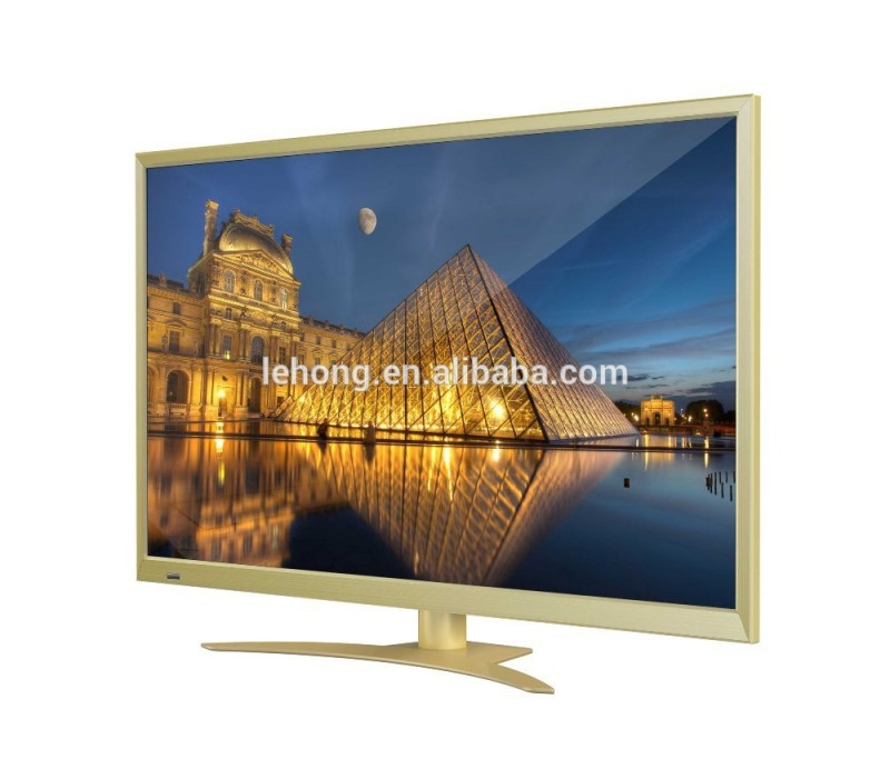 新しいledテレビ201532"、 skdテレビ、 ゴールドカラー、 スリム- ベゼル付きアルミ合金-テレビ問屋・仕入れ・卸・卸売り