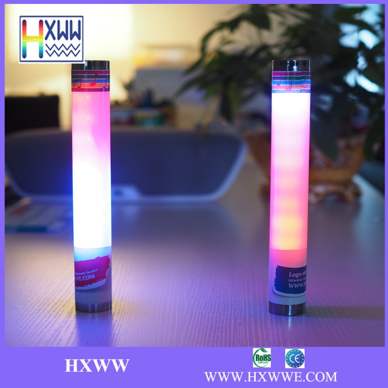 Hxww 24センチポータブルチューブレインボーled bluetoothスピーカー-スピーカー問屋・仕入れ・卸・卸売り