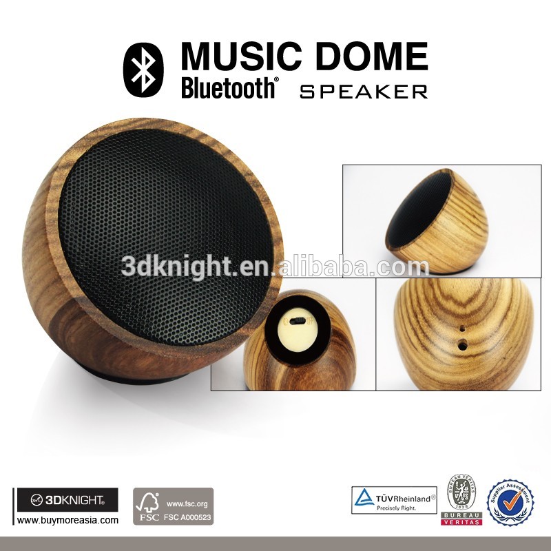 2016 bluetooth スピーカー bt 4.0木製ワイヤレス充電器ハンズフリー ハーフ ボール竹ウッド スピーカー-問屋・仕入れ・卸・卸売り