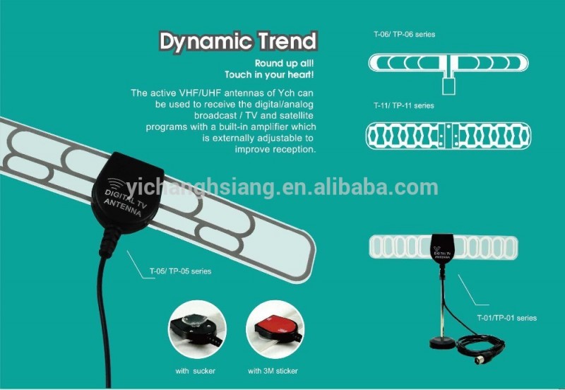Ych熱い販売高利得uhf車デジタル室内テレビ アンテナ dvb-t 、 dvb-t2 isdb-t-テレビアンテナ問屋・仕入れ・卸・卸売り