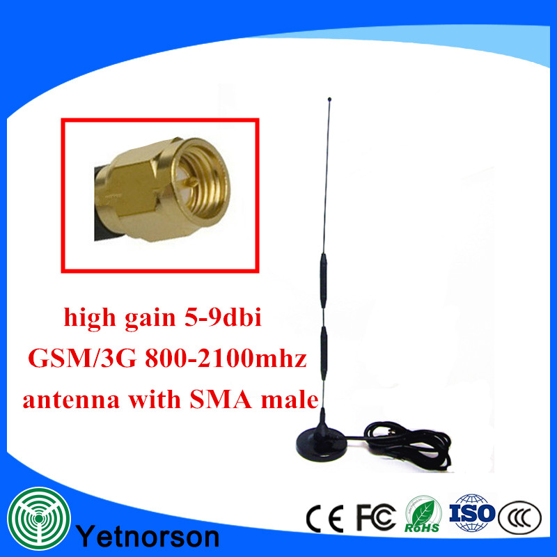850/1900/900/1800/2100mhzのgsm/umts/hspa/cdma/3gアンテナ5デシベル-テレビアンテナ問屋・仕入れ・卸・卸売り