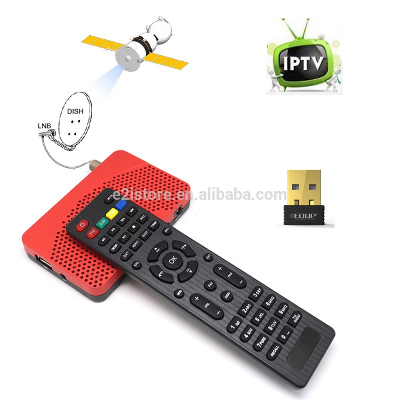 ミニサイズftaデジタル衛星dvb-s2 + ott iptvコンボチューナーレシーバーtvボックスサポートpvr bissキーcccam 1080 p + usb無線lanドングル-衛星チューナー問屋・仕入れ・卸・卸売り