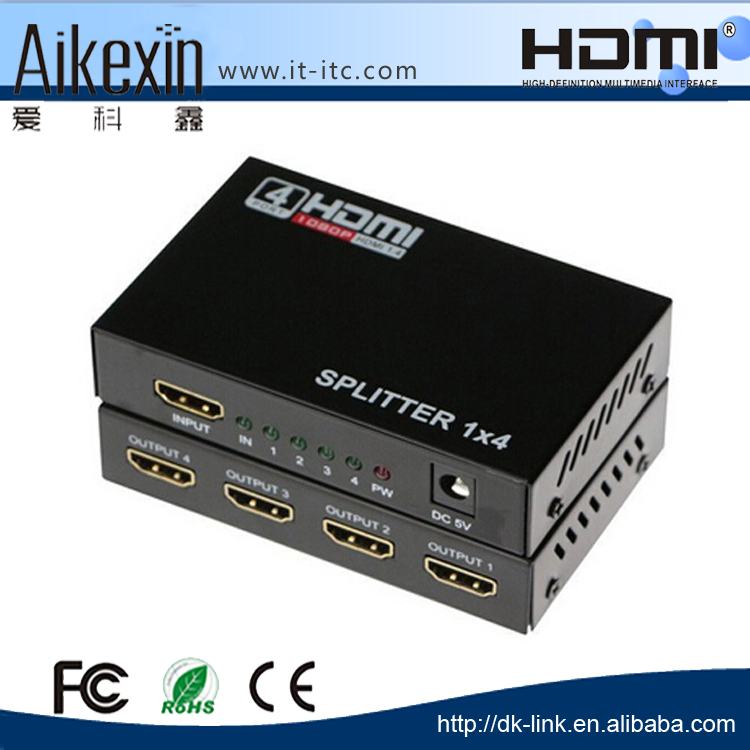 Hdmi Splitter1x4 1で4アウトサポートフルhd 1080 p 3d 225 mhz卸売価格-その他ラジオ、テレビ付属品問屋・仕入れ・卸・卸売り