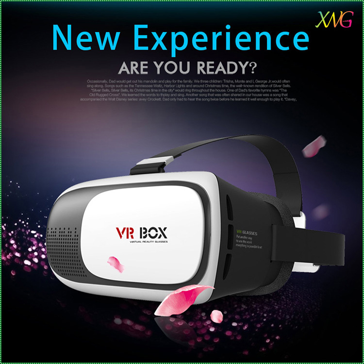 2016 gafas xwg 3d vrメガネvrボックス2.0バージョンvr仮想+スマートbluetoothリモコンゲームパッド現実-3Dメガネ問屋・仕入れ・卸・卸売り