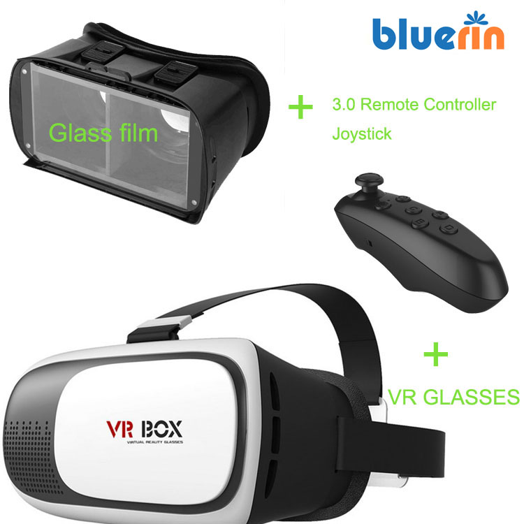 Vrボックス世代仮想現実3dメガネでガラスフィルムで3.0リモートコントローラージョイスティック-3Dメガネ問屋・仕入れ・卸・卸売り