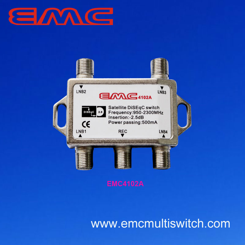 EMC4102A 4 × 1 diseqcはスイッチ-ラジオ、テレビ放送設備問屋・仕入れ・卸・卸売り