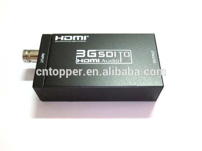 Hd-sdi3g-sdi1080p720pのミニhdmiへのコンバータsdihdmiアダプタにミニ-ラジオ、テレビ放送設備問屋・仕入れ・卸・卸売り