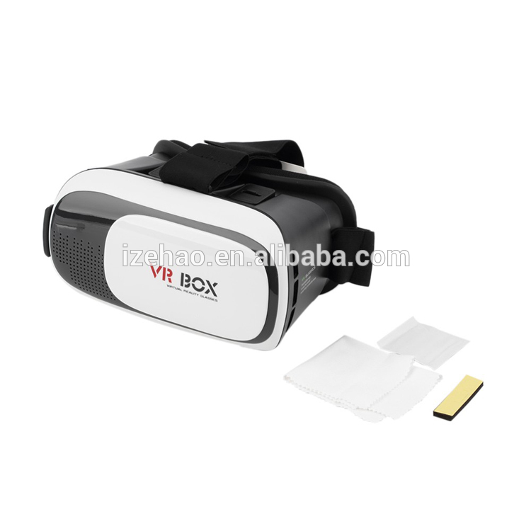 Magicbox vrボックスv2プレイ仮想現実ヘルメット3dメガネgoogle映画ゲーム段ボールフィルムアキュラス裂け目dk2 +ブルートゥースコントローラ-3Dメガネ問屋・仕入れ・卸・卸売り