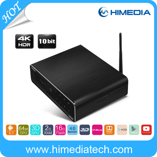 Himedia q10プロHi3798CV200クアッドコア4 kのandroid 5.1スマートgoogleテレビボックス-セットトップボックス問屋・仕入れ・卸・卸売り