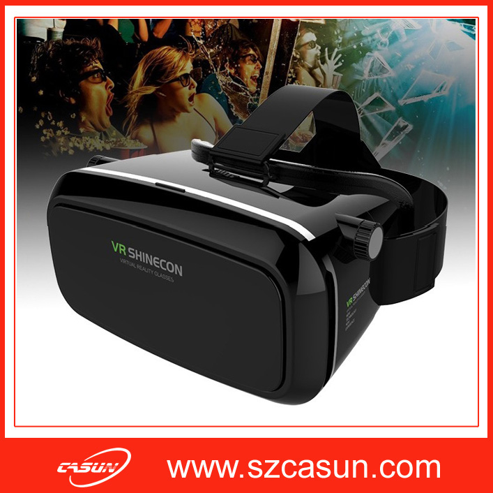 2016オリジナルvr shinecon 3dメガネヘッドセットgoogle headmountディスプレイ3d映画ゲーム用ipones-3Dメガネ問屋・仕入れ・卸・卸売り
