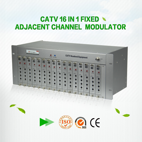 Catv固定とアジャイル16チャンネルアナログ変調器で使用をヘッドエンドサービスルーム-ラジオ、テレビ放送設備問屋・仕入れ・卸・卸売り