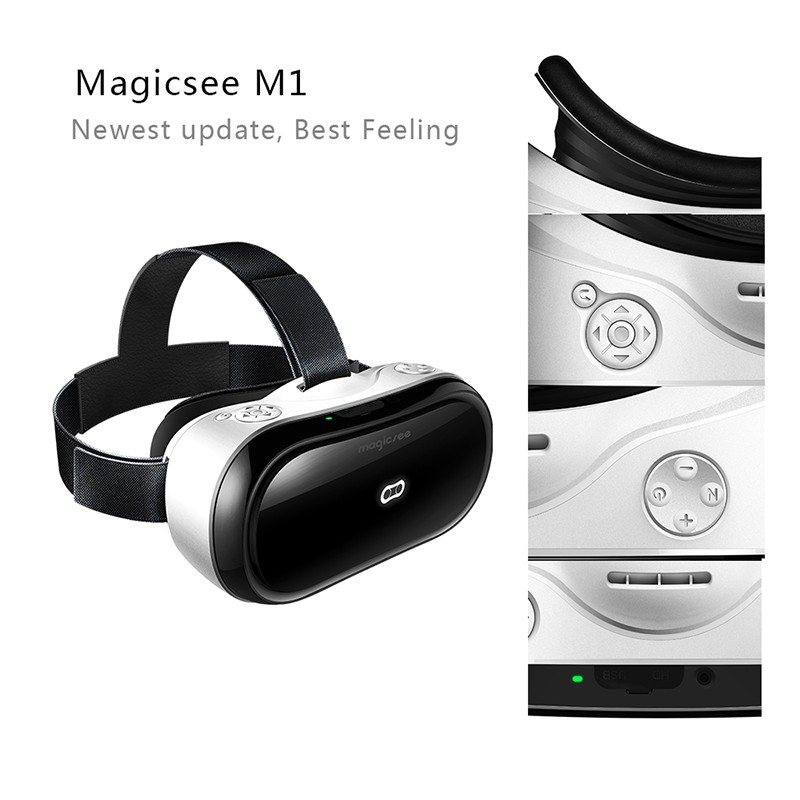 工場価格オールインワンvr 3dメガネ仮想現実ポータブルvr 3dメガネmagicsee m1 android vrヘッドセット-3Dメガネ問屋・仕入れ・卸・卸売り