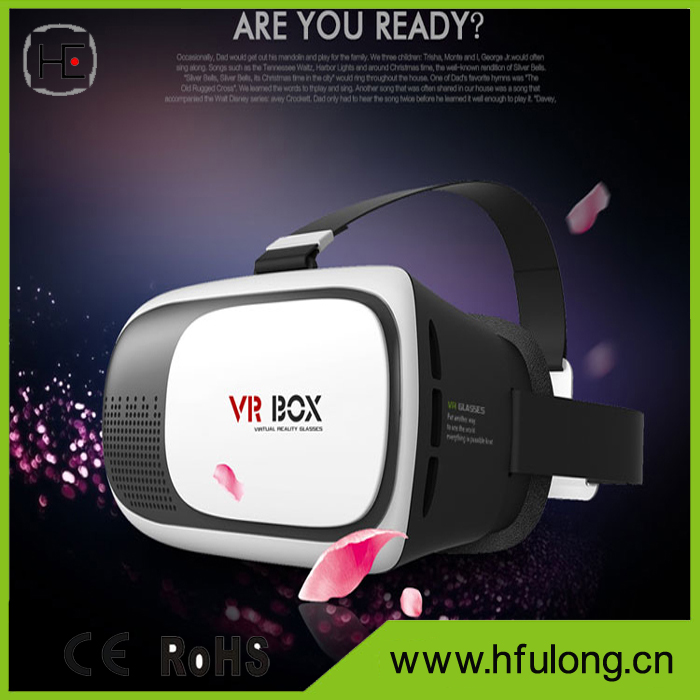 2016 hd vrボックス2.0仮想現実メガネ3d vrヘッドセットヘルメットでbluetoothリモートコントローラ-3Dメガネ問屋・仕入れ・卸・卸売り