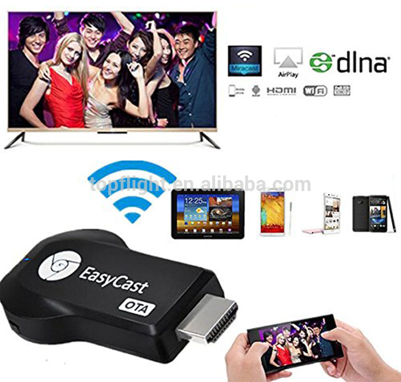 Easycast ota wifi miracast dlna エアプレイ ビデオ アダプタ ワイヤレス ipush ビデオ ミラー リング グーグルクローム キャスト テレビドングル-セットトップボックス問屋・仕入れ・卸・卸売り