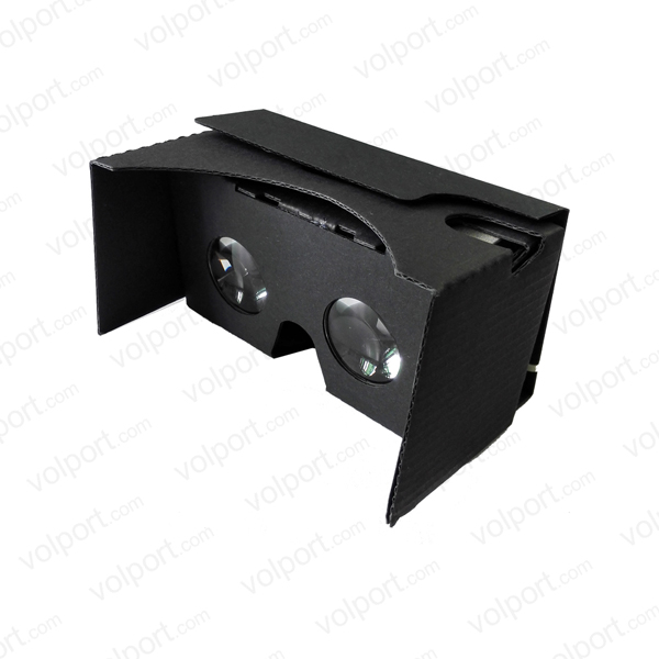 黒段ボール3d3dvrメガネ用ゴーグルの携帯電話-3Dメガネ問屋・仕入れ・卸・卸売り