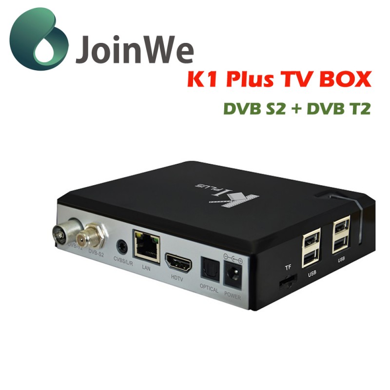 K1プラスamlogic s905 ott tvボックスサポートbluetoothクアッドコアアンドロイド5.1.1 wifiメディアプレーヤーk1プラスdvb s2 +のdvb t2-セットトップボックス問屋・仕入れ・卸・卸売り