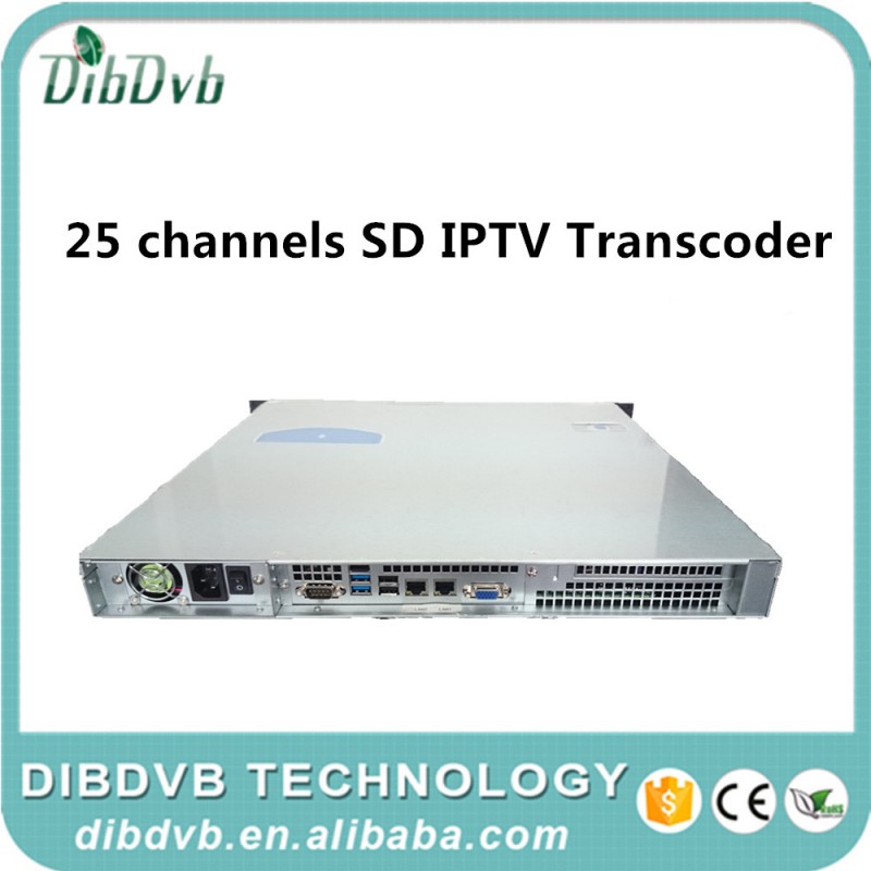 キャリアレベルiptv transcoder 25チャンネルmpeg4にmpeg2 transcoder用iptvソリューション-ラジオ、テレビ放送設備問屋・仕入れ・卸・卸売り