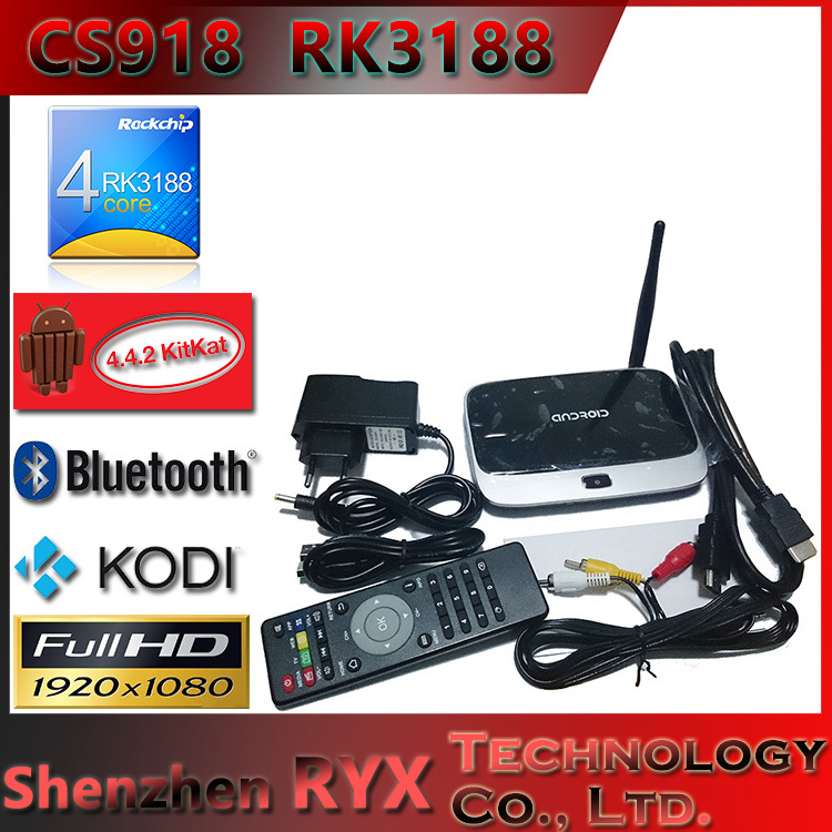 Xbmcを完全にロードされmk888q7cs9184.4.22g+8gテレビボックスアンドロイドテレビボックスcs918rk3188クアッドコア-セットトップボックス問屋・仕入れ・卸・卸売り