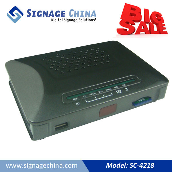 ネットワークデジタルサイネージ液晶sc-8018affortable広告メディアプレーヤーボックス-HDDプレーヤー問屋・仕入れ・卸・卸売り