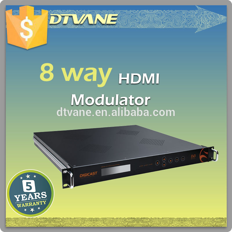 (DMB-9581)熱い販売hdmiにdvb-t rfコンバータh. 1080 pのhdエンコーディング8で1 hdmi変調器-ラジオ、テレビ放送設備問屋・仕入れ・卸・卸売り