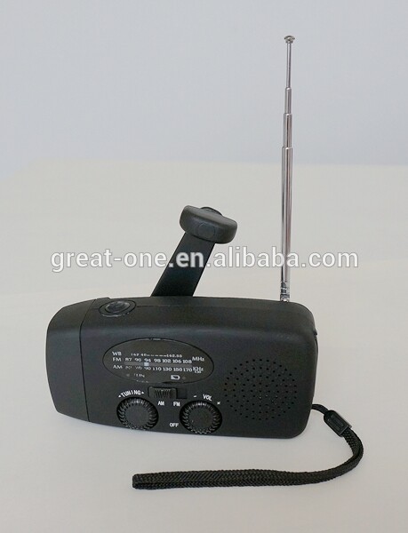 ダイナモam/fm/noaaラジオ懐中電灯付き-家のラジオ問屋・仕入れ・卸・卸売り
