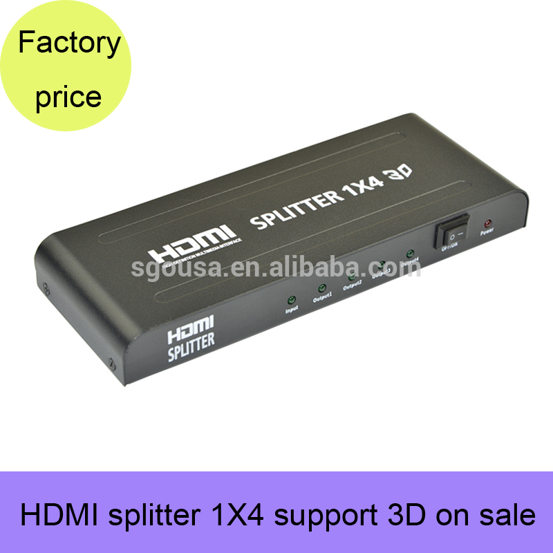 サポート3d1x4のhdmiスプリッタ中国-その他ホームオーディオ、ビデオ機器問屋・仕入れ・卸・卸売り