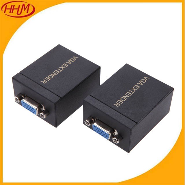 60メートルvga信号にrj45信号エクステンダー送信機+受信機セット単一のイーサネットケーブル-その他ホームオーディオ、ビデオ機器問屋・仕入れ・卸・卸売り