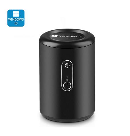 アンドロイドtvボックスでインテルWindows-10ミニpc、 クアッドコアcpu、 ブルートゥース、 Wi-fi、 2mpカメラ-ブラック-問屋・仕入れ・卸・卸売り