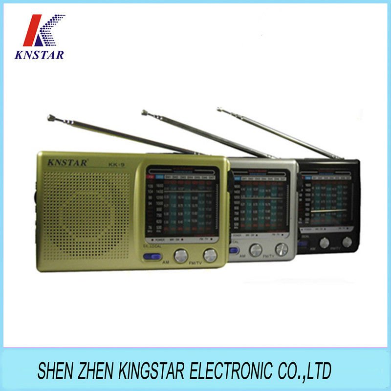 KK-9 FM (TV) /MW/SW1-7 9バンド世界の受信機-携帯ラジオ問屋・仕入れ・卸・卸売り
