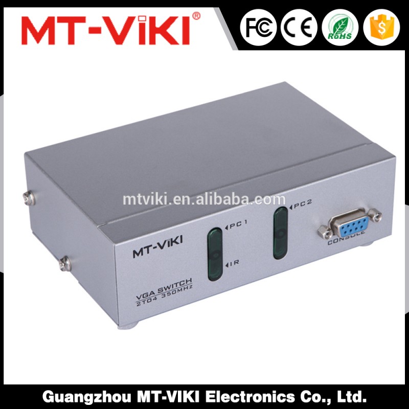 Mt-204chによって制御することができrs232vgaスプリッタスイッチ2入力4出力-その他ホームオーディオ、ビデオ機器問屋・仕入れ・卸・卸売り