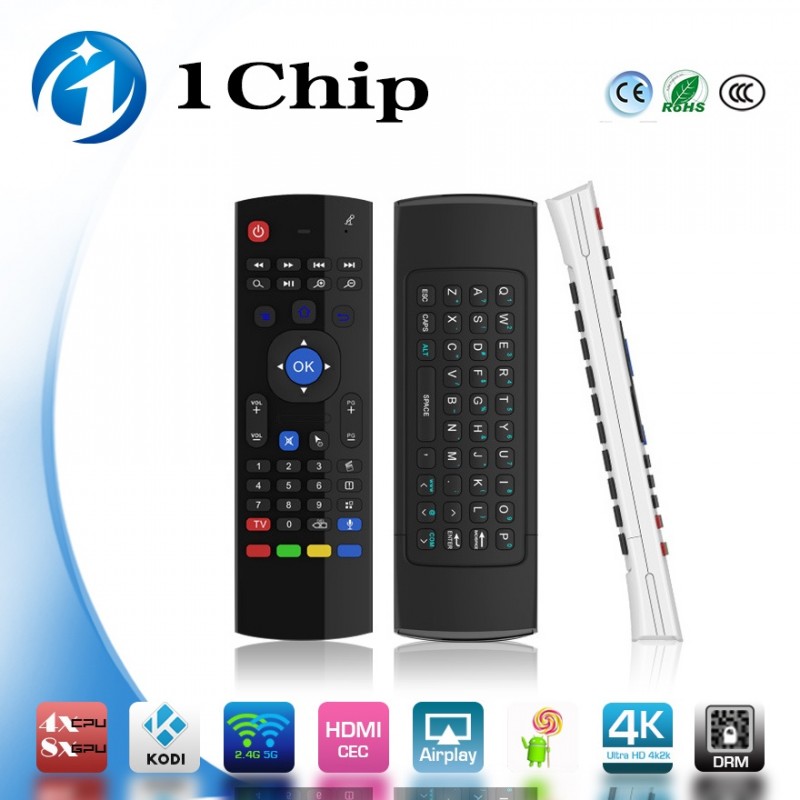 1チップmx3フライングワイヤレスリモート制御用アンドロイドtvボックスミニpcスマートテレビプロジェクターhtpcオールインワンpcまたはテレビ-その他ホームオーディオ、ビデオ機器問屋・仕入れ・卸・卸売り