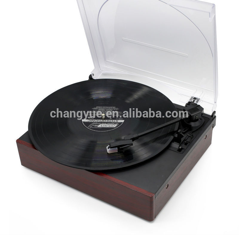 新しい木製2015ターンテーブル、 レコードプレーヤー3速レコードプレーヤーターンテーブルレトロ-その他ホームオーディオ、ビデオ機器問屋・仕入れ・卸・卸売り